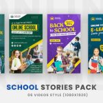 Online School Promo Promo Stories Pack