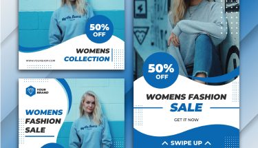 دانلود فایل لایه باز پست و استوری اینستاگرام Instagram Stories And Feed Post Bundle Fashion Business Marketing