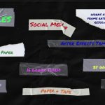 دانلود پروژه افترافکت تایتل و زیرنویس کاغذی Paper & Tape | Titles & Lower Thirds