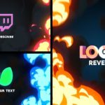 دانلود پروژه پریمیر لوگو موشن کارتونی آتش Fire Cartoon Logo Reveal Animations
