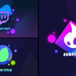 دانلود پروژه پریمیر لوگو نئون 2D Cartoon Neon Logo Animations