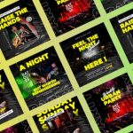 دانلود پروژه افترافکت پست اینستاگرامی پارتی Urbanight Party Instagram Posts