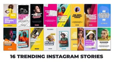 دانلود پروژه پریمیر استوری اینستاگرام Instagram Stories