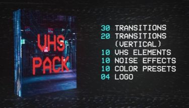 دانلود پروژه پریمیر مجموعه افکت برفک VHS Pack