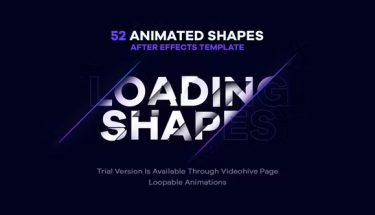 دانلود پروژه افترافکت شیپ لودینگ Loading Shapes