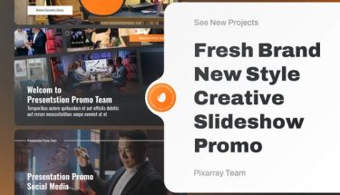 دانلود پروژه افترافکت معرفی شرکتCreative Agency Promo Presentation