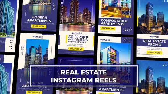 دانلود پروژه افترافکت ریلز اینستاگرام املاک Real Estate Instagram Reels