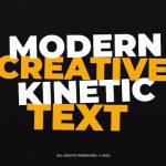 دانلود پروژه پریمیر تایتل Kinetic Text Titles