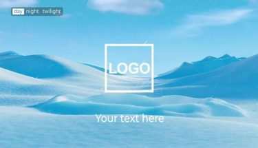 دانلود پروژه پریمیر: لوگوموشن برف Frosty Logo Unveiling