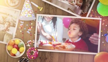 دانلود پروژه پریمیر جشن تولد Happy Birthday Slideshow Opener