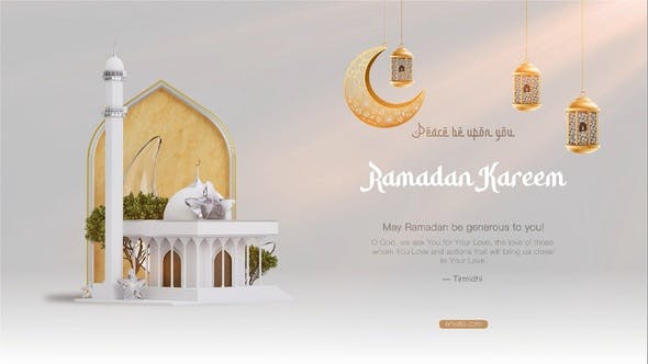دانلود پروژه افترافکت اینترو رمضان Ramadan Intro