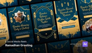 دانلود پروژه افترافکت استوری رمضان Ramadan Greeting