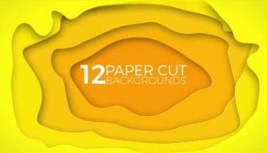 دانلود پروژه پریمیر بکگراند متحرک Paper Cut Backgrounds