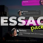 دانلود پروژه پریمیر پک پیغام Message Pack Kit