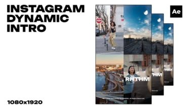 دانلود پروژه افترافکت اینترو اینستاگرام Instagram Dynamic Intro