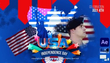 دانلود پروژه افترافکت روز استقلال USA Independence Day