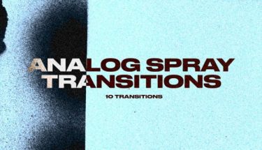 دانلود پروژه افترافکت ترنزیشن اسپری Analog Spray Transitions