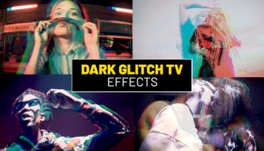 دانلود پروژه افترافکت گلیچ تلویزیون Dark Glitch TV
