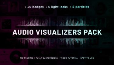 دانلود پروژه افتر افکت پک ویژوالایزر Audio Visualizers Pack