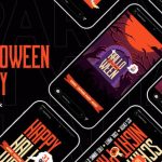 دانلود پروژه افترافکت استوری هالووین Halloween Party Stories