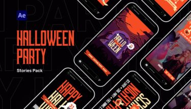 دانلود پروژه افترافکت استوری هالووین Halloween Party Stories