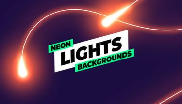 دانلود پروژه افترافکت بکگراند نئون Neon Lights Backgrounds