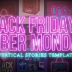 دانلود پروژه افترافکت استوری Black Friday and Cyber Monday Stories