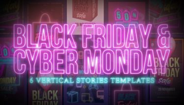 دانلود پروژه افترافکت استوری Black Friday and Cyber Monday Stories