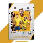 دانلود فایل لایه باز پوستر ورزشی Soccer Football Match day Flyer