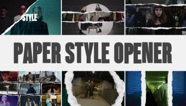 دانلود پروژه افترافکت اوپنر کاغذی Paper Style Opener