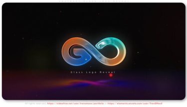 دانلود پروژه افترافکت لوگوموشن شیشه ای Glass Logo