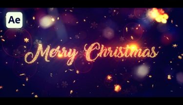 دانلود پروژه افترافکت تایتل کریسمس Christmas Titles & Greetings