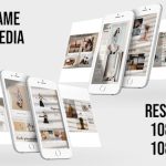 دانلود پروژه پریمیر استوری و پست اینستاگرام Light Frame Social Media